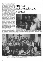 Mot en självständig kyrka